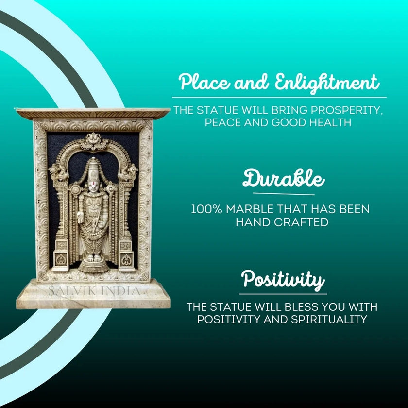 Safe packaging of Black Marble Tirupati Balaji Statue for delivery