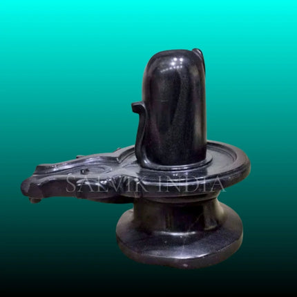 Black Stone Shivling – Narmada Natural Shivling for Home Temple