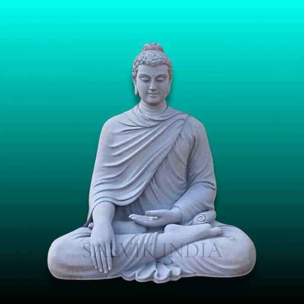 Buddha Marble Idol - Salvik | Marble Murti Manufacturers in India