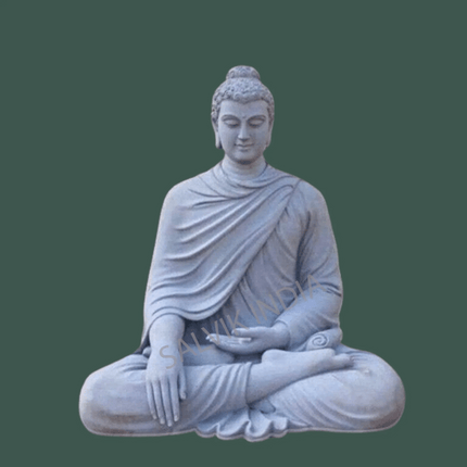 Buddha Marble Idol - Salvik | Marble Murti Manufacturers in India