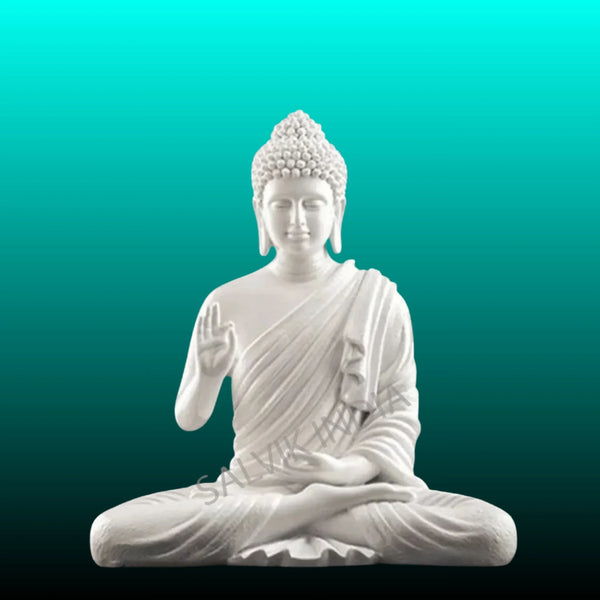 Buddha Marble Statue - Salvik | Marble Murti Manufacturers in India