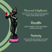 Iskcon Black Krishna Murti | Premium Marble Idol for Traditional Mandir Decor
