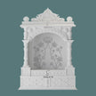 Carved White Marble Temple - Salvik | Marble Murti Manufacturers in India
