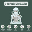 Dattatreya Marble Statue 2 Feet - Salvik | Marble Murti Manufacturers in India