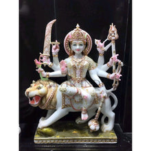 Durga Ji Murti Marble – Traditional Handcrafted White Marble Idol