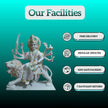 Durga Maa Marble Idol for Home -Bring Divine Strength and Positivity