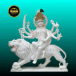 Premium Durga Maa Marble Statue for Spiritual Décor