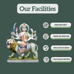 Durga Marble Idol – Detailed Handcrafted Design