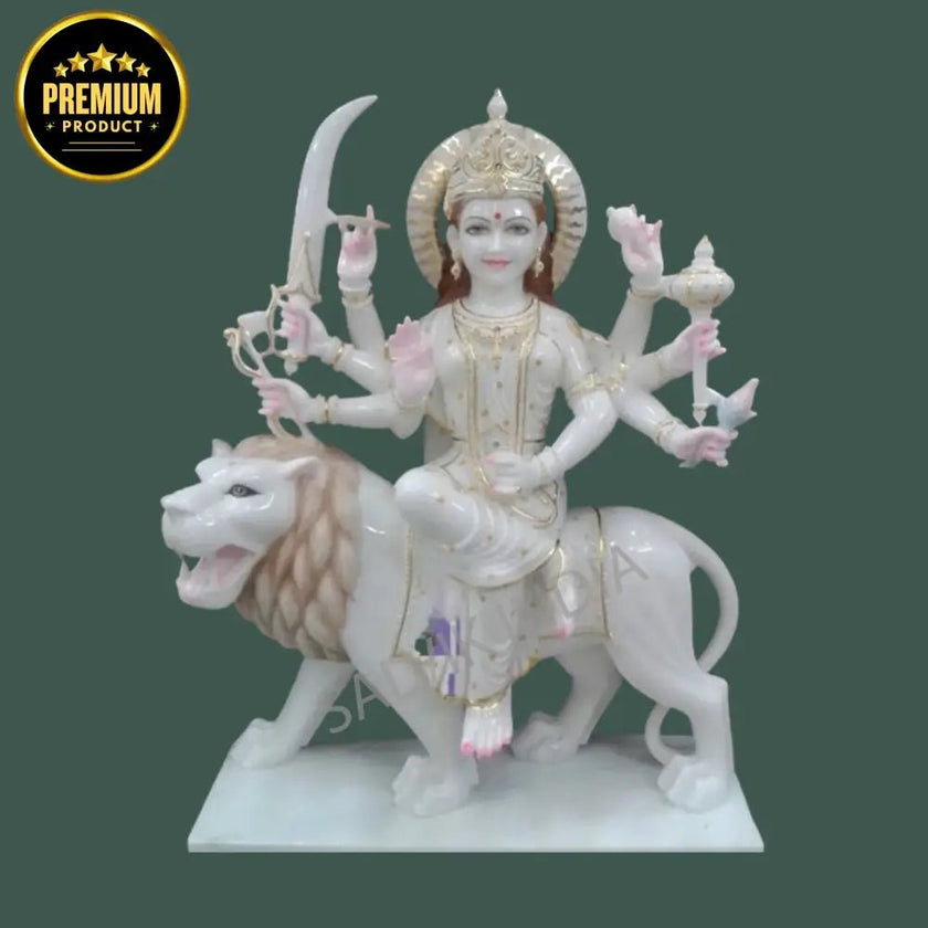 Durga Marble statue – Premium Idol for Home & Temple