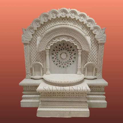 elegant marble mandir for living room modern temple design for home