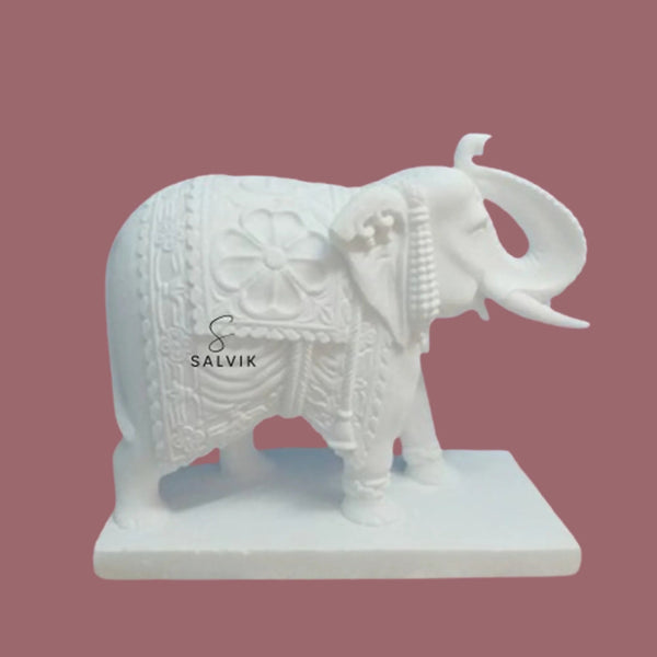 Elephant Statue for Home - Salvik | Marble Murti Manufacturers in India