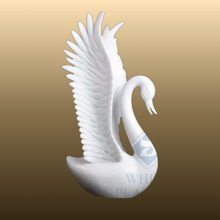 Handcrafted Marble Duck Statue – Decorative Home & Garden Showpiece
