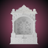 Carved White Marble Temple – Handcrafted Designer Marble Mandir for Home