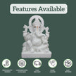 Ganesh Marble Idol with Features – High Quality Marble, Customization, Fast Delivery, Hand Carved, Easy Returns