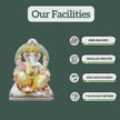 Ganesh Marble Idol – Free Delivery, Safe Packing, and Easy Return Facilities by Salvik India