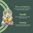 Premium Marble Ganesh Moorti – Handcrafted Idol for Peace, Positivity, and Spirituality