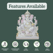 Vietnam White Marble Ganesh Murti with features – high quality marble, customization, fast delivery, hand carved, easy returns.