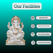 Manufacturing facilities for handcrafted Ganesh sculpture in Makrana marble
