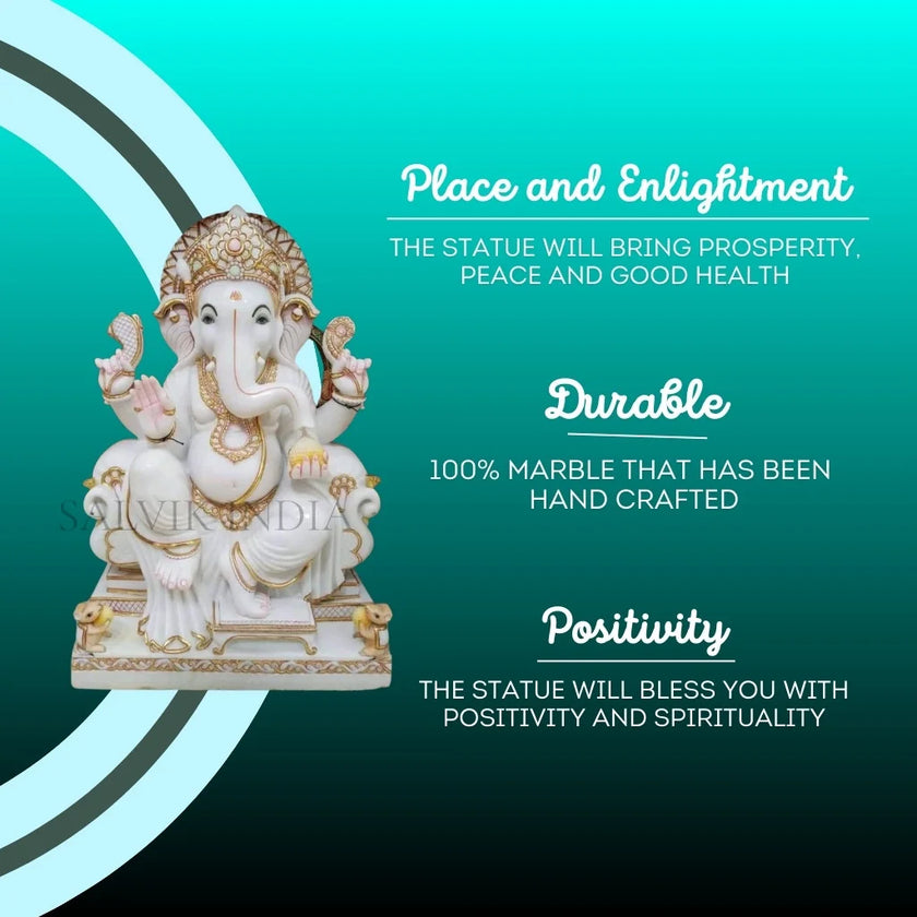 Secure packaging and worldwide shipping for handcrafted Ganesh sculpture
