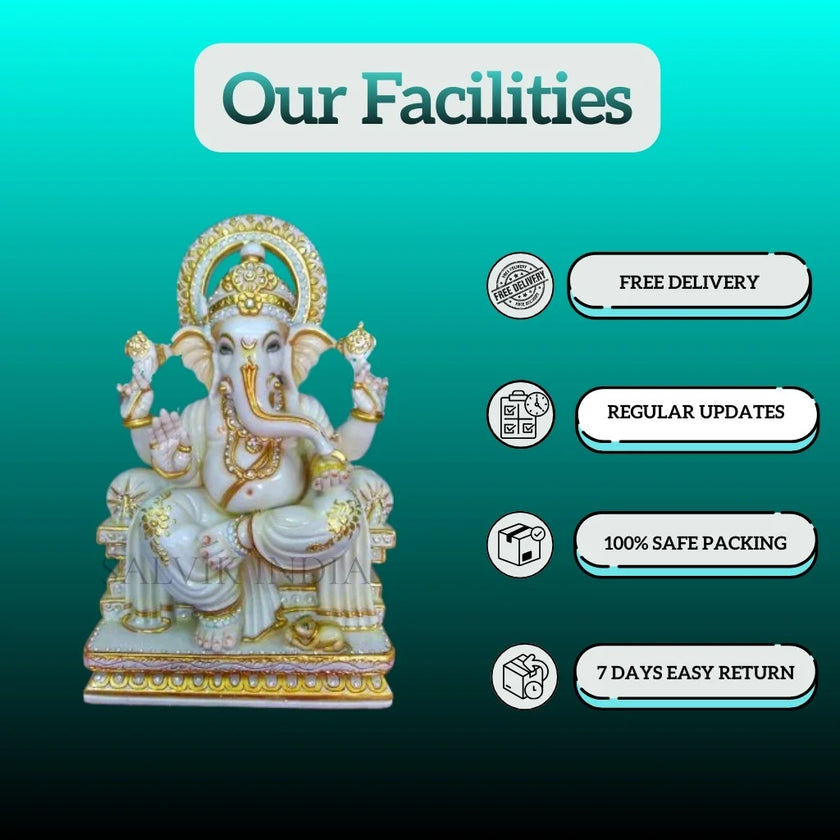Manufacturing facility for Bhagwan Ganesha Ji marble statue