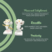 Handcrafted Marble Ganpati Home Decor – Ganesh Idol for Positivity, Peace and Temple Use