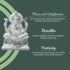 Ganpati Marble Idol – Pure White Vietnam Marble Ganesh Ji Murti - Salvik | Marble Murti Manufacturers in India