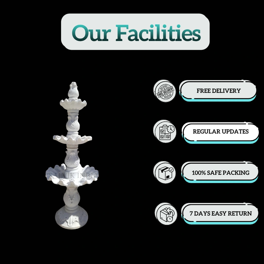 Garden Water Fountain - Salvik | Marble Murti Manufacturers in India