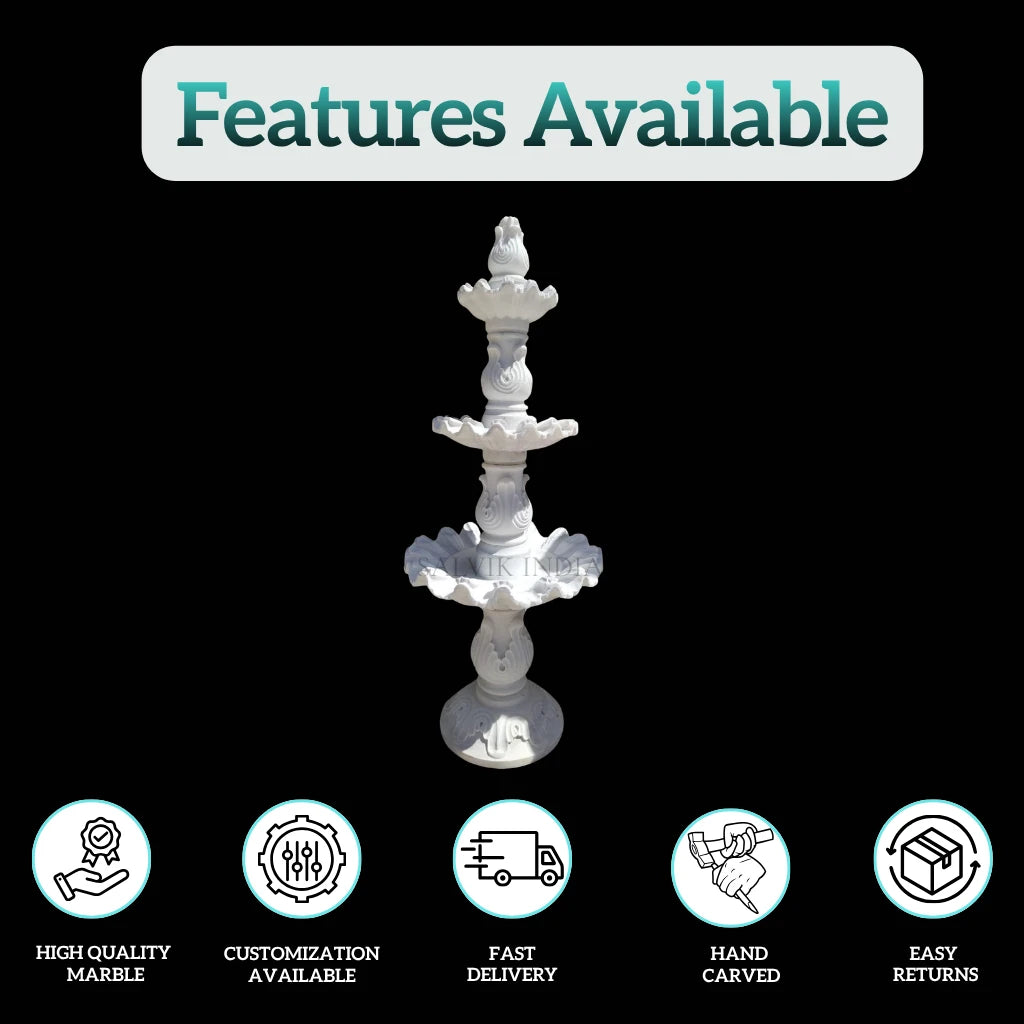 Garden Water Fountain - Salvik | Marble Murti Manufacturers in India