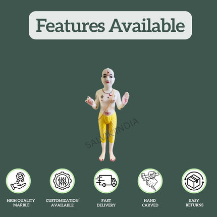 Ghanshyam Maharaj Marble Murti - Salvik | Marble Murti Manufacturers in India