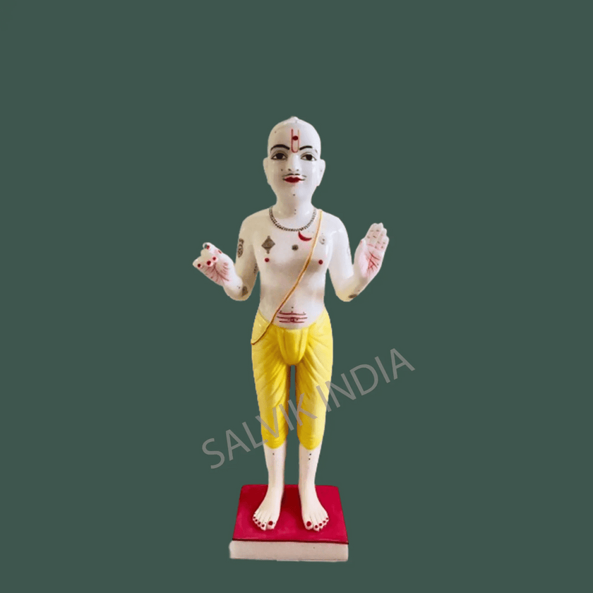 Ghanshyam Maharaj Marble Murti - Salvik | Marble Murti Manufacturers in India