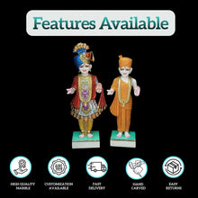 Ghanshyam Maharaj Marble Murti handcrafted by skilled artisans