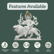 Beautiful Durga Maa marble idol made from Makrana marble