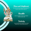 Detailed Handcrafted Marble Shiv Murti – Polished Finish