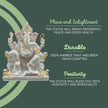 Handcrafted Vinayagar Marble Murti – Brings Peace, Prosperity, and Positive Energy to Your Home or Temple