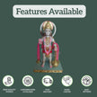 Features of Hanuman idol for home – handcrafted white marble Hanuman murti with high-quality marble, fast delivery, and customization by Salvik India