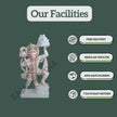 Makrana marble Hanuman Ji statue with Salvik India facilities including free delivery, safe packing and regular order updates.