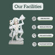 Facilities available with Hanuman marble statue – free delivery, safe packing, 7 days easy return