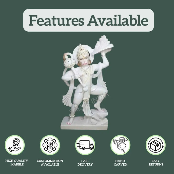 Hanuman marble statue 1