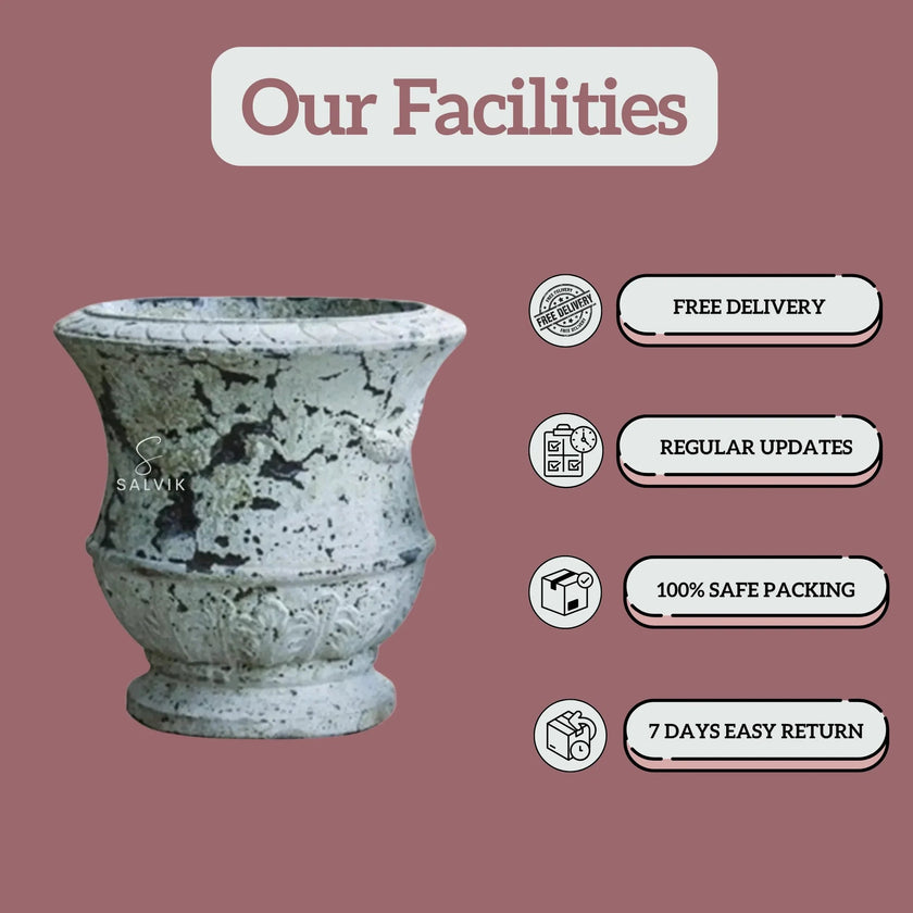 Indoor Plant Pots - Salvik | Marble Murti Manufacturers in India