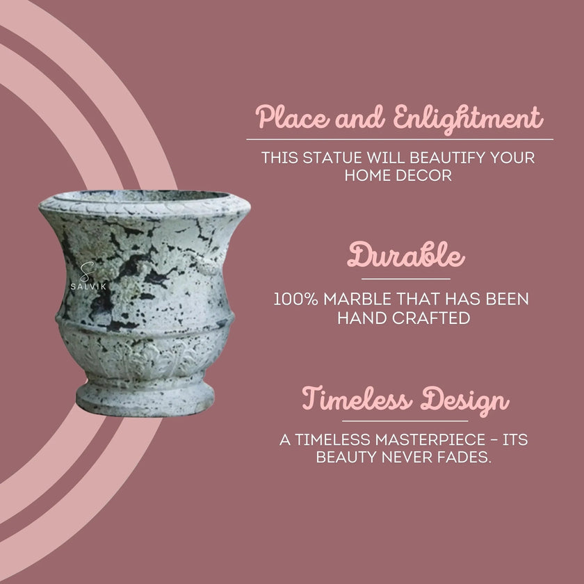 Indoor Plant Pots - Salvik | Marble Murti Manufacturers in India