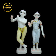 Iskcon Radha Krishna Marble Statue 