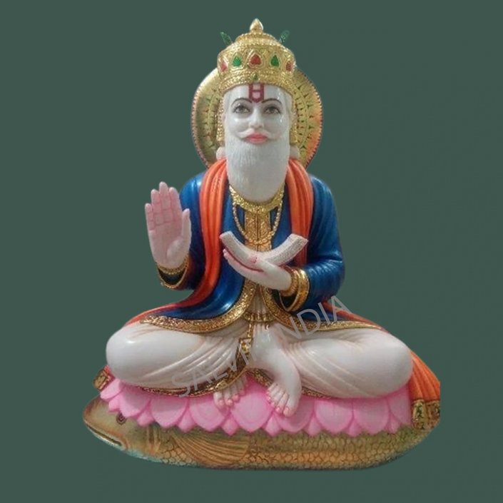 Jhulelal marble Idol