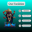 Fine carving details of Marble Kali Maa statue handcrafted idol