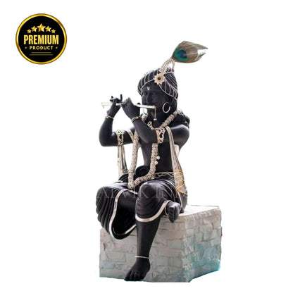 Krishna Marble Idol (18 - 30 Inch) - Salvik | Marble Murti Manufacturers in India