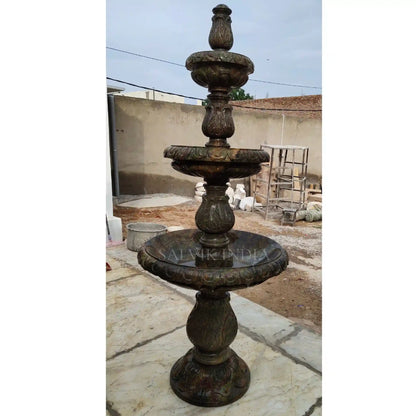 Large 7ft garden marble fountain for outdoor decor