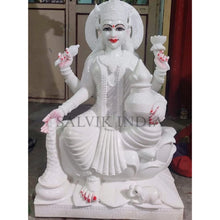 Marble Lakshmi Idol – Handcrafted Goddess Statue for Home & Temple