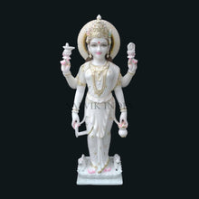 Laxmi Marble Murti – Handcrafted Goddess Lakshmi Statue for Home