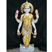 Marble Laxmi Mata Murti – Handcrafted Goddess Idol for Home Temple