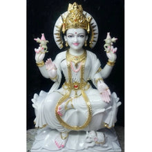 Lakshmi Marble Statue – Handcrafted Goddess Lakshmi Idol for Home