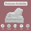 Lion Statue For Home - Salvik | Marble Murti Manufacturers in India